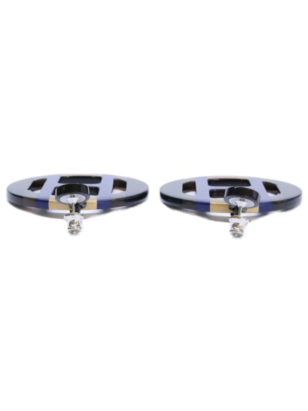 Hermes Equipe Earring Navy